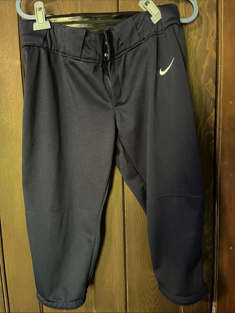 Nike Navy Capri Pants with White Swoosh